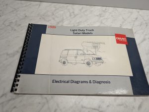 General Motors M-Van Models 1989 Electrical Diagrams Diagnosis X-8943
