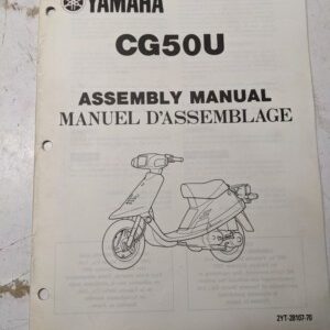 Yamaha Dealer Assembly Manual Scooter 2Yt-28107-70 Cg50U 1987