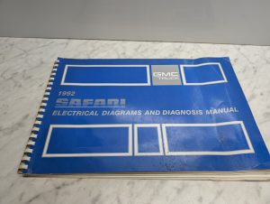 Gmc Truck 1992 Safari Models Electrical Diagrams Diagnosis Manual X-9243