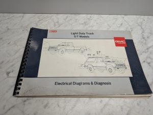 1989 S T Models Electrical Diagrams Diagnosis Manual Truck Gmc X-8944