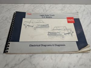 1989 C K Truck Models X-8942 Electrical Diagrams And Diagnosis Manual Gmc