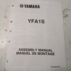 Yamaha Dealer Assembly Manual Atv 5Vj-28107-70 Yfa1S 2003 4 Wheeler