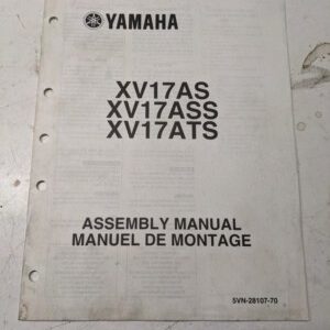 Yamaha Dealer Assembly Manual Motorcycle 5Vn-28107-70 Xv17 As Ass Ats 2003