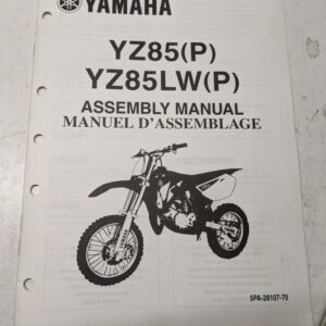 Yamaha Dealer Assembly Manual Motorcycle 5Pa-28107-70 Ya85(P) Yz85Lw(P) 2001