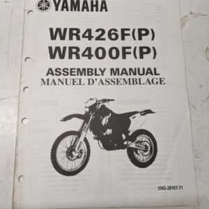Yamaha Dealer Assembly Manual Motorcycle 5Ng-28107-71 Wr426F(P) Wr400F(P) 2001