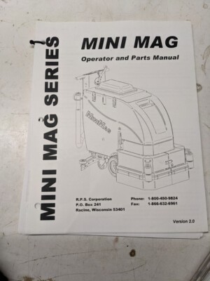 Factory Cat Operator Service Parts List Book Diagrams Mini Mag Series