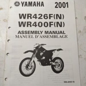Yamaha Dealer Assembly Manual Motorcycle 5Ng-28107-70 Wr426F(N) Wr400F(N) 2001