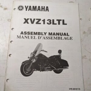 Yamaha Dealer Assembly Manual Motorcycle 4Ye-28107-72 Xvz13Ltl 1999
