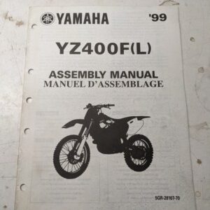 Yamaha Dealer Assembly Manual Motorcycle 5Gr-28107-70 Yz400F(L) 1999