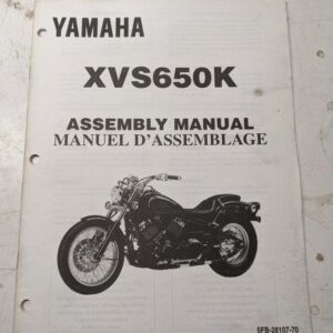 Yamaha Dealer Assembly Manual Motorcycle 5Fb-28107-70 Xvs650K 1997