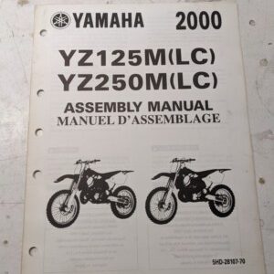 Yamaha Dealer Assembly Manual Motorcycle 5Hd-28107-70 Yz125M(Lc) Yz250M(Lc) 2000