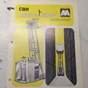 Moto-Truc Fork Lift Truck Specifications Parts List Manual Cbr D Ride A Man 1967