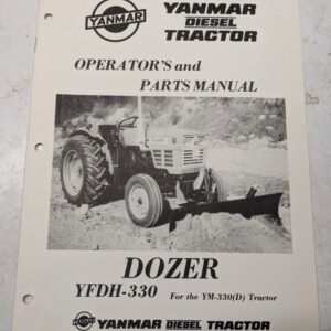 Yanmar Diesel Tractor Parts List Maintenance Manual Dozer Yfdh-330 Service