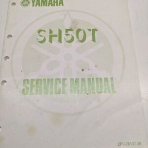 Original Yamaha Oem Owner Service Manual Shop Book 1986 Sh50T 2Fu-28197-20