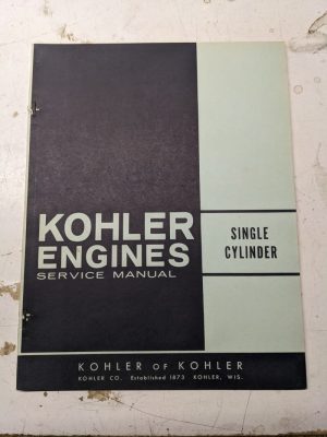 Kohler Engines Service Repair Manual 1968 K91 K241 K141 K301 K161 K321 K181