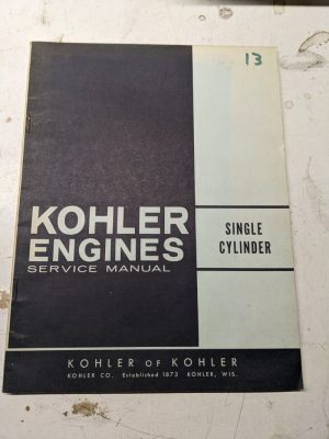 Kohler Engines Service Repair Manual 1967 K91 K181 K141 K161 K241 K601 Overhaul