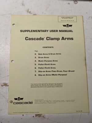 Cascade Supplementary User Manual Clamp Arms