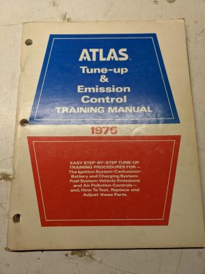 Atlas Tune Up Emission Control Training Manual 1976