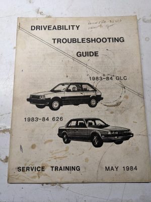 Driveability Troubleshooting Guide 1983 84 Glc 626 Service Training Manual 1984