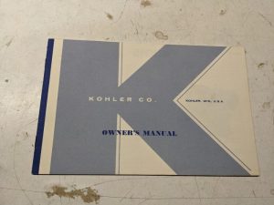 Kohler Engines Oeprating Maintenance Manual Parts K301S 1967 Troubleshoot