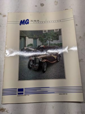 Mg Tc Td Tf Parts Catalog List Book Mgt-20 1988 Moss Motors