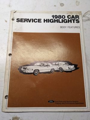 1980 Car Service Highlights Body Features Ford