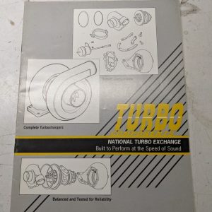 Turbo Components National Exchange Sales Brochure Part Catalog List 1980'S