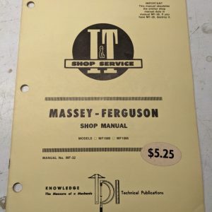 It Tractor Shop Service Repair Manual Massey Ferguson Mf1080 Mf1085 Mf-32