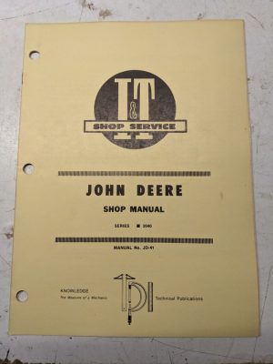 It Tractor Shop Service Repair Manual John Deere Jd Series 2040 Jd-41
