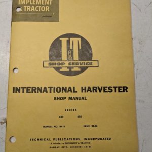 It Tractor Shop Service Repair Manual International Harvester Ih 600 650 Ih-11