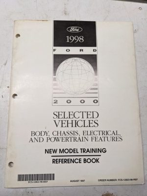 Ford Body Chassis Powertrain Features New Model Training Ref Book 1998 2000