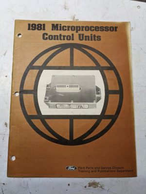 Ford 1981 Microprocessor Control Units Service Training Manual