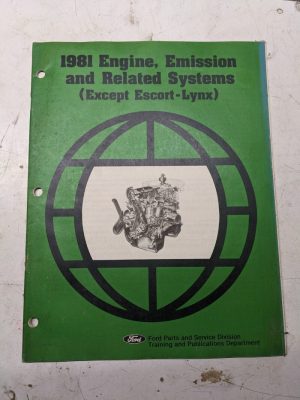 Ford 1981 Engine Emission Related Systems (Except Escort-Lynx)