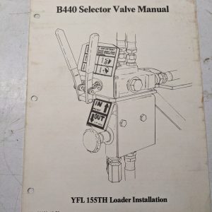 B440 Selector Valve Manual Yfl 155Th Loader Installation 1979 Tractor Yanmar