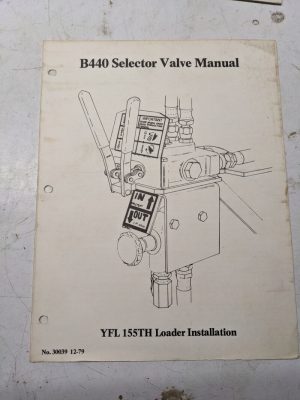 B440 Selector Valve Manual Yfl 155Th Loader Installation 1979 Tractor Yanmar