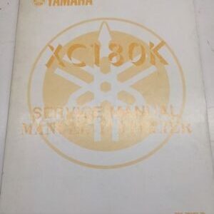 Original Yamaha Oem Owner Service Manual Shop Book 1983 Xc180K 26K-28197-70