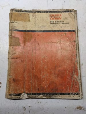 Case Oeprators Manual 660 Combine 9-10444 Maintenance Troubleshooting Shop
