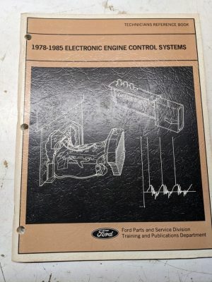 Ford Technicans Reference Book Manual 1978-1985 Electronic Engine Control System
