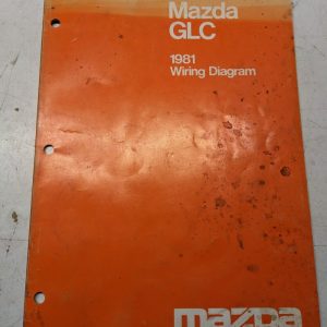 Mazda Wiring Diagram Manual Shop Book Glc 1981 Connector Schematic