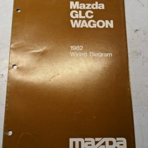 Mazda Wiring Diagram Manual Shop Book Glc Wagon 1982 Connector Schematic