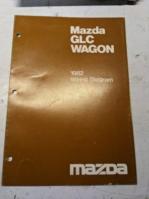 Mazda Wiring Diagram Manual Shop Book Glc Wagon 1982 Connector Schematic