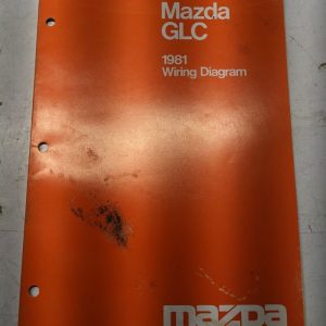 Mazda Wiring Diagram Manual Shop Book Glc 1981 Connector Schematics Electrical