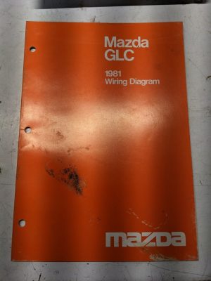 Mazda Wiring Diagram Manual Shop Book Glc 1981 Connector Schematics Electrical