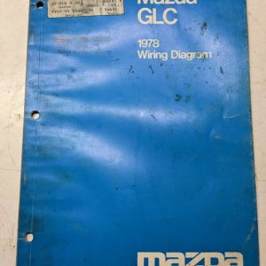 Mazda Wiring Diagram Manual Shop Book Glc 1798 Connector Schematics Electrical