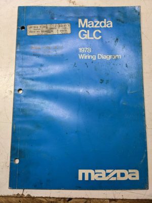 Mazda Wiring Diagram Manual Shop Book Glc 1798 Connector Schematics Electrical