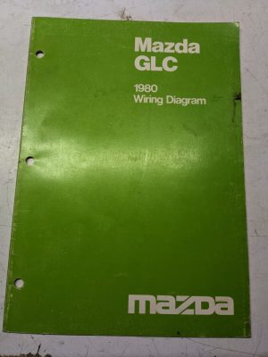 Mazda Wiring Diagram Manual Shop Book Glc 1980 Connector Schematics Electrical