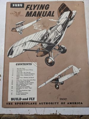1929 Flying And Glider Manual Sportplane Authority Of America Build And Fly 1989