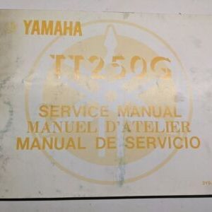 Original Yamaha Oem Owner Service Manual Shop Book 1980 Tt250G 3Y0-28197-60
