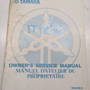 Original Yamaha Oem Owner Service Manual Shop Book 1979 It125G 3R9-28199-70