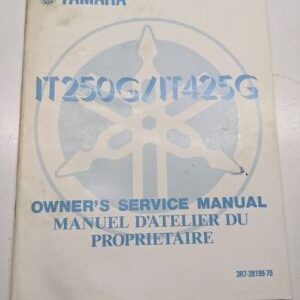 Original Yamaha Owner Service Manual Shop Book 1979 It250G It425G 3R7-28199-70